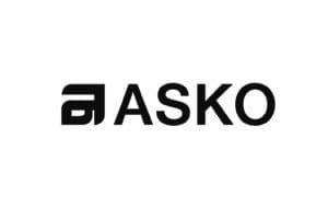 ASKO logo in black on white background.
